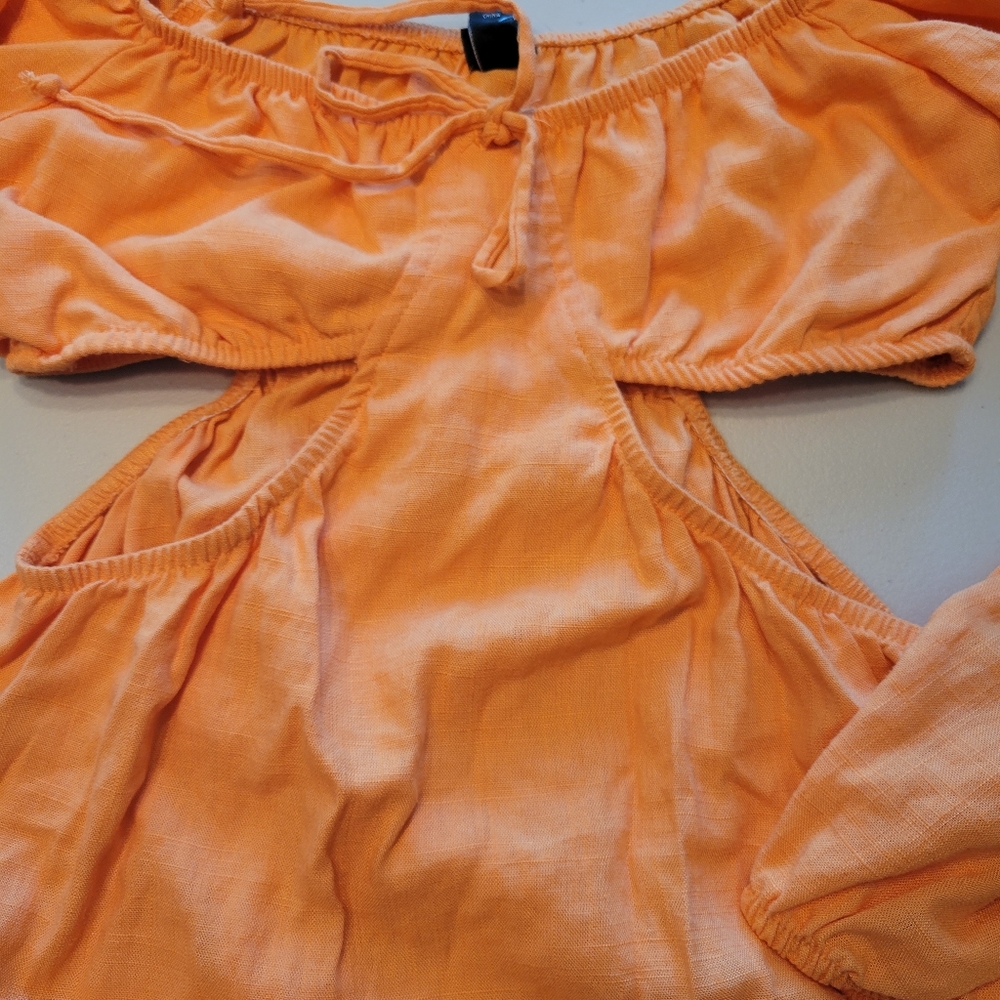 NWT Wild Fable XS Orange Mini Dress - Picture 7 of 10